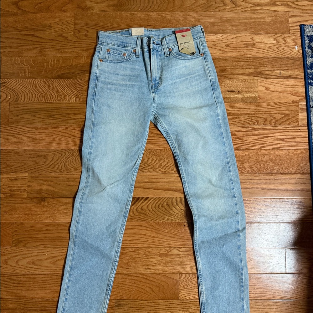 Levi's men’s  Light Blue Skinny Jeans